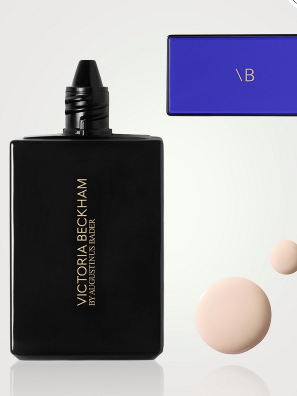 Victoria Beckham Foundation Drops — Black Bottle with Cream Drops